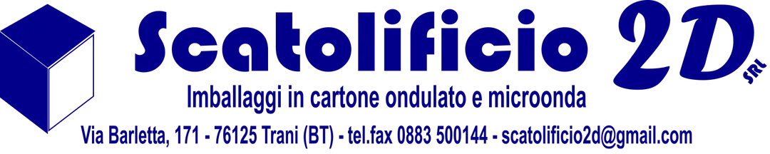 Logo Scatolificio 2D, partner sponsor di Open delle Puglie