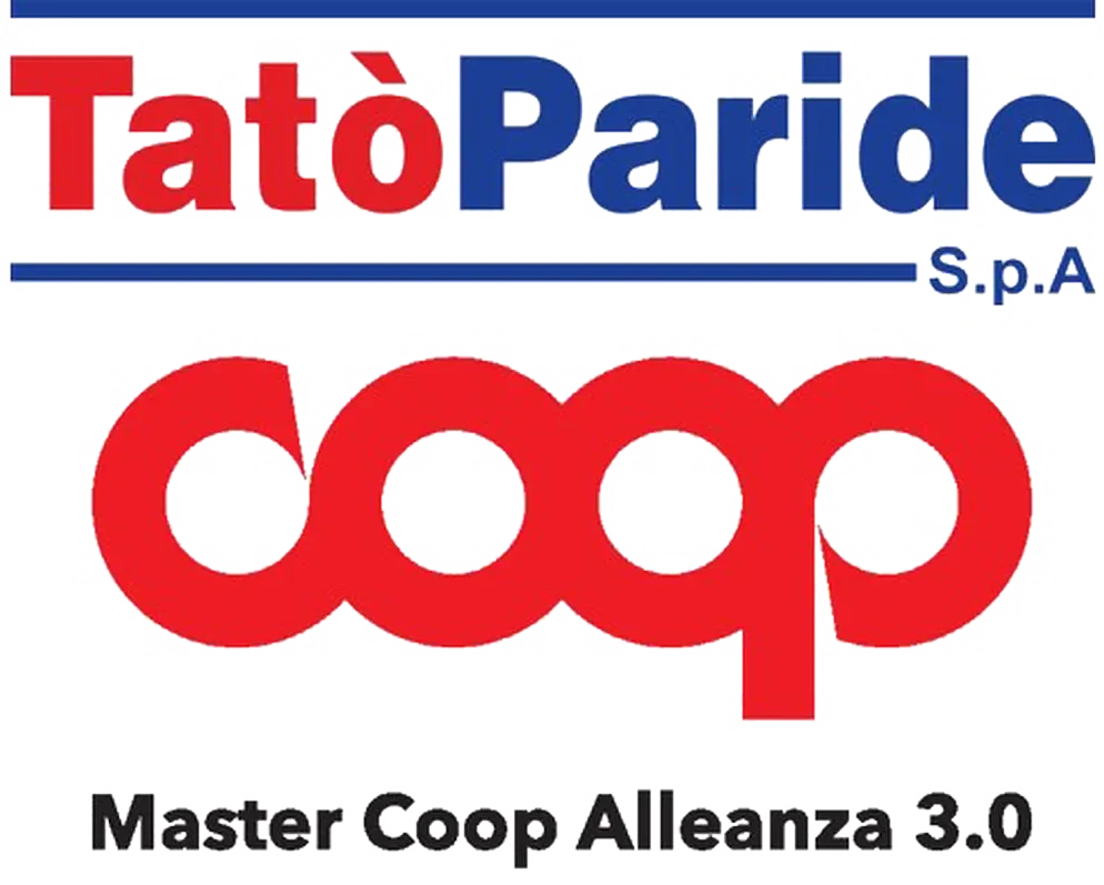 Logo Tatò Paride S.p.A. – Coop Master Alleanza 3.0, main sponsor di Open delle Puglie
