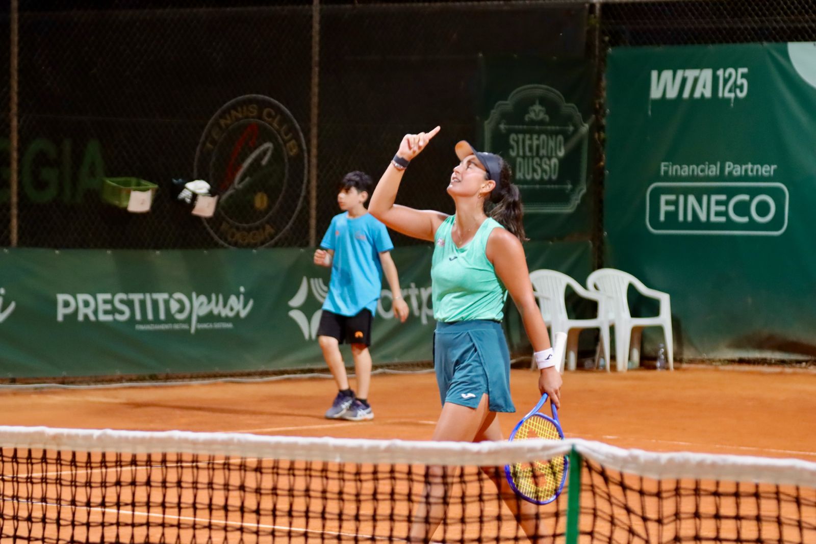 Leyre Romero Gormaz celebra la vittoria all’Open delle Puglie WTA 125 di Foggia